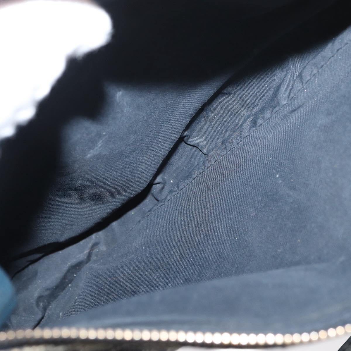 Christian Dior Vintage Saddle Diorissimo Canvas Small