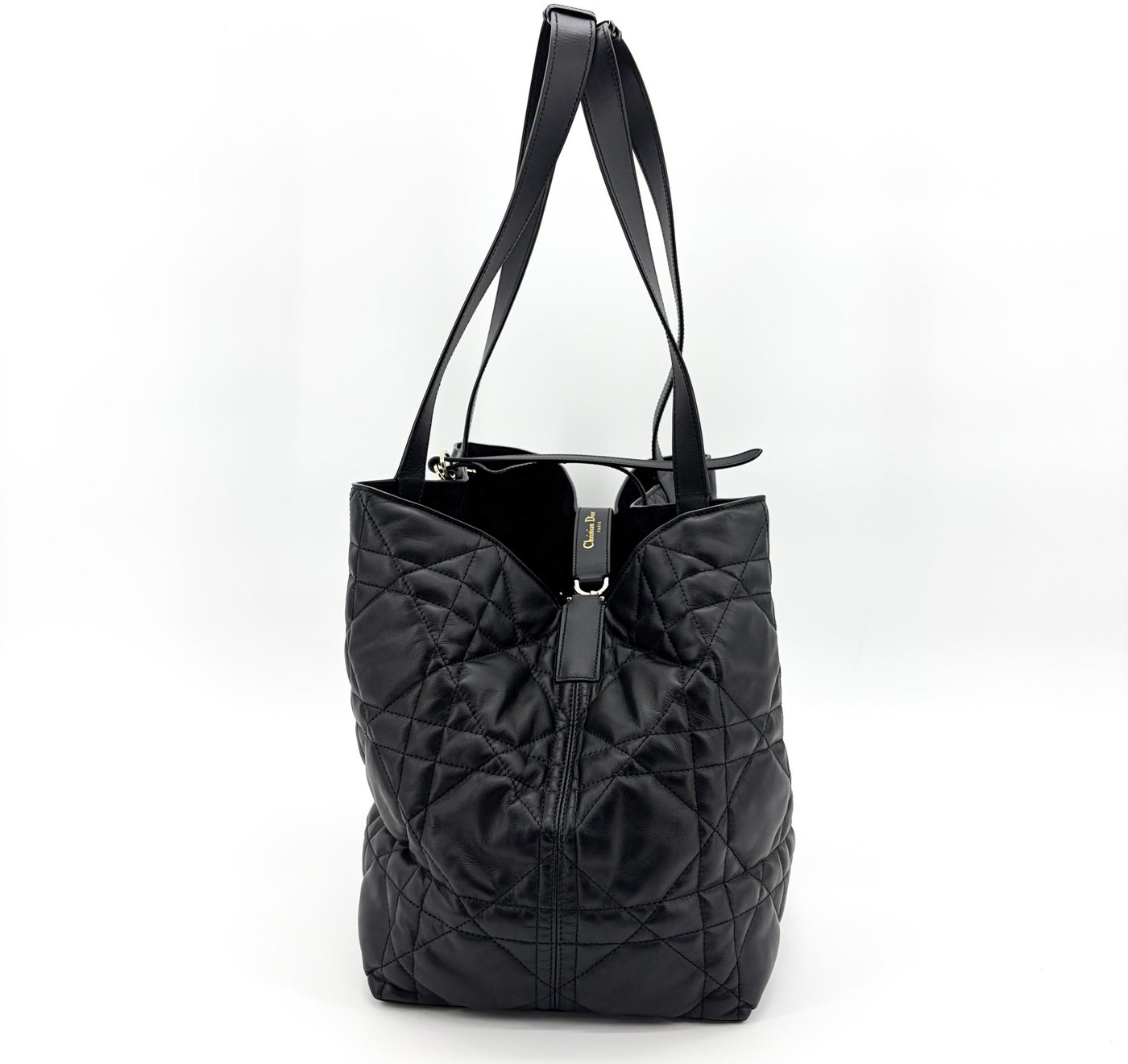 Christian Dior Toujours Macrocannage Quilt Calfskin Large