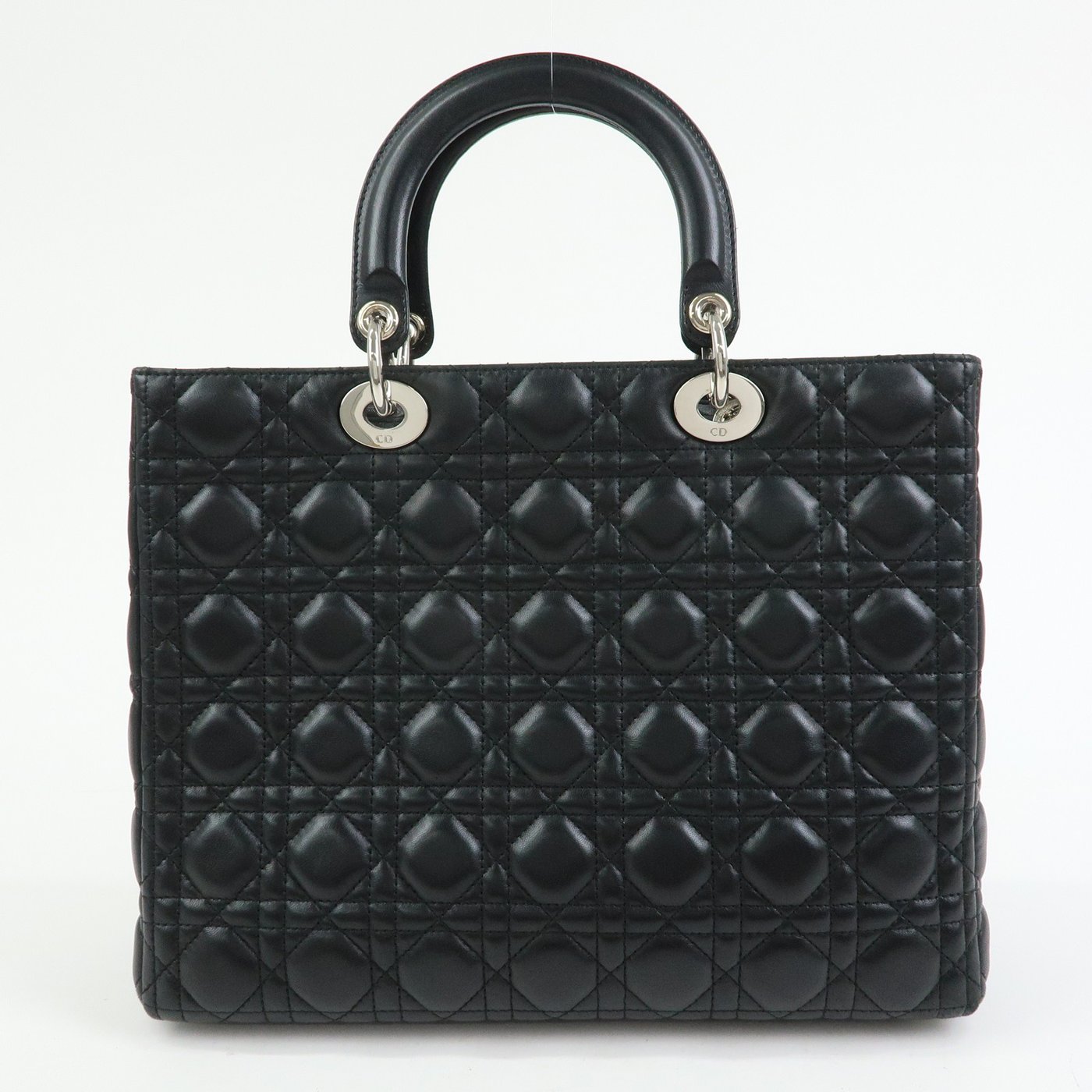 Christian Dior Lady Dior Cannage Quilt Lambskin Medium