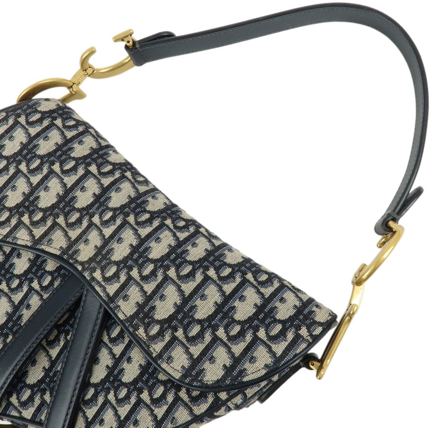 Christian Dior Saddle Oblique Canvas Small