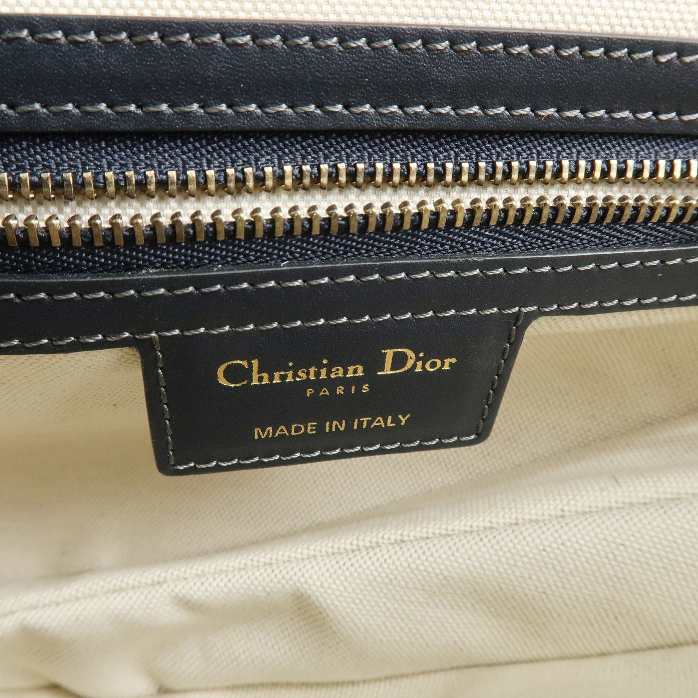 Christian Dior Saddle Oblique Canvas Small