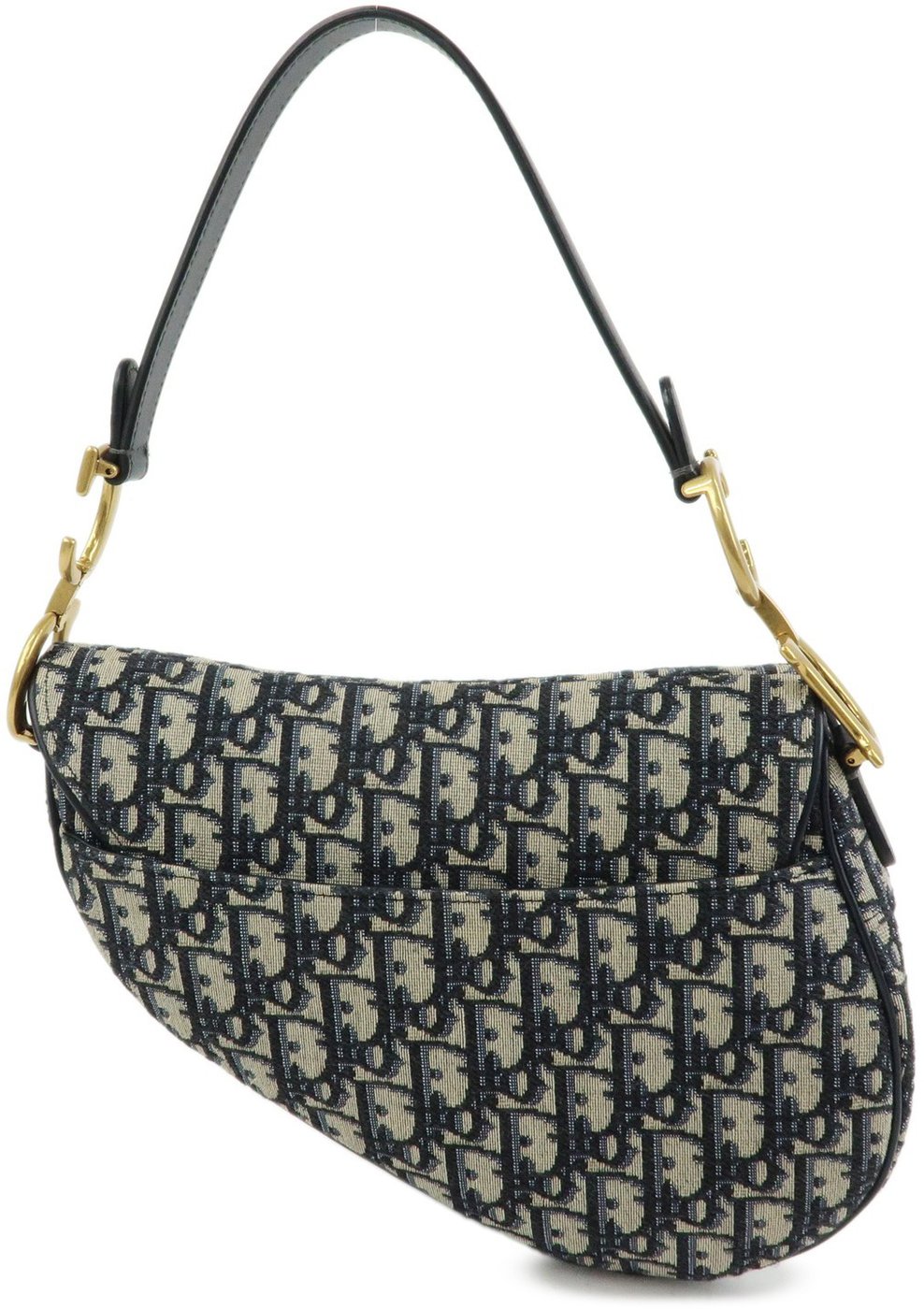 Christian Dior Saddle Oblique Canvas Small
