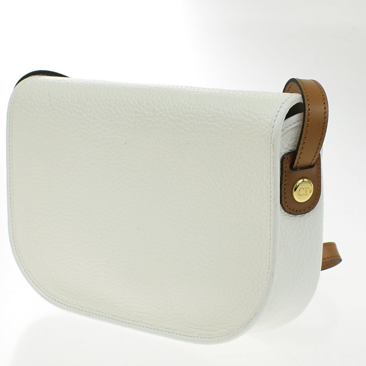 Christian Dior Vintage CD Flap Leather Medium