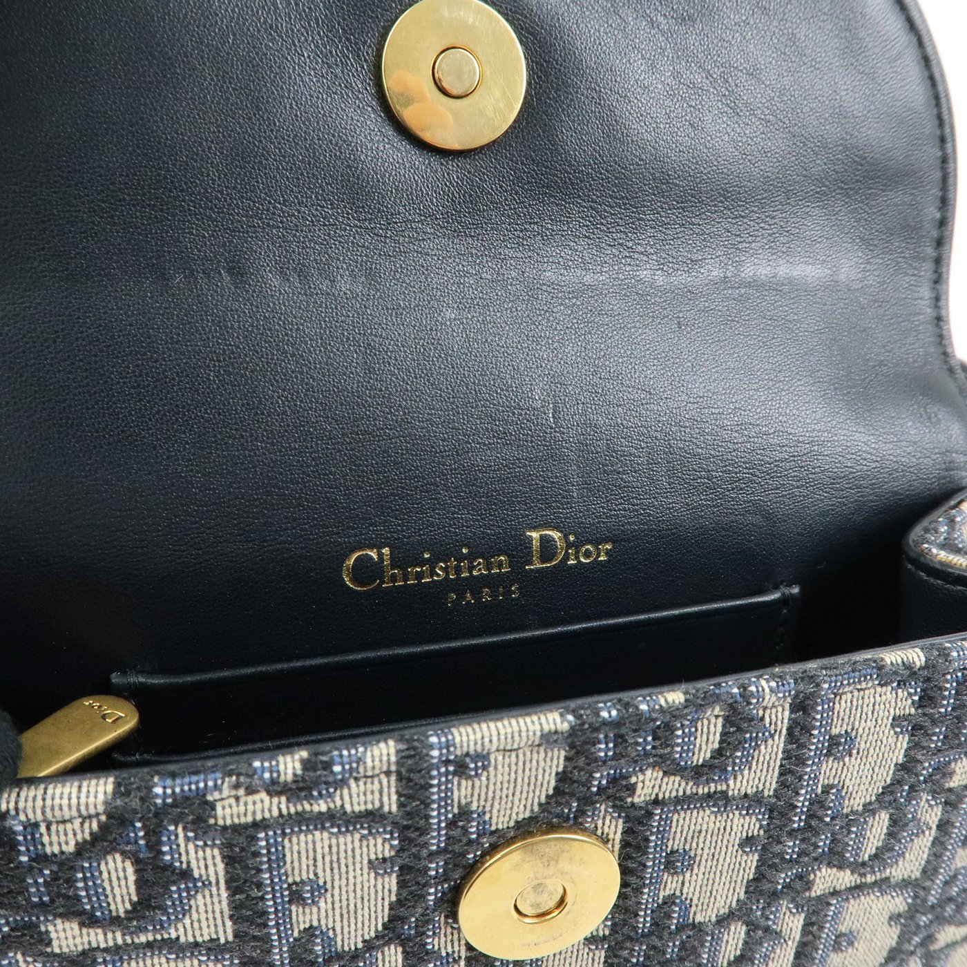 Christian Dior Saddle Belt Oblique Canvas