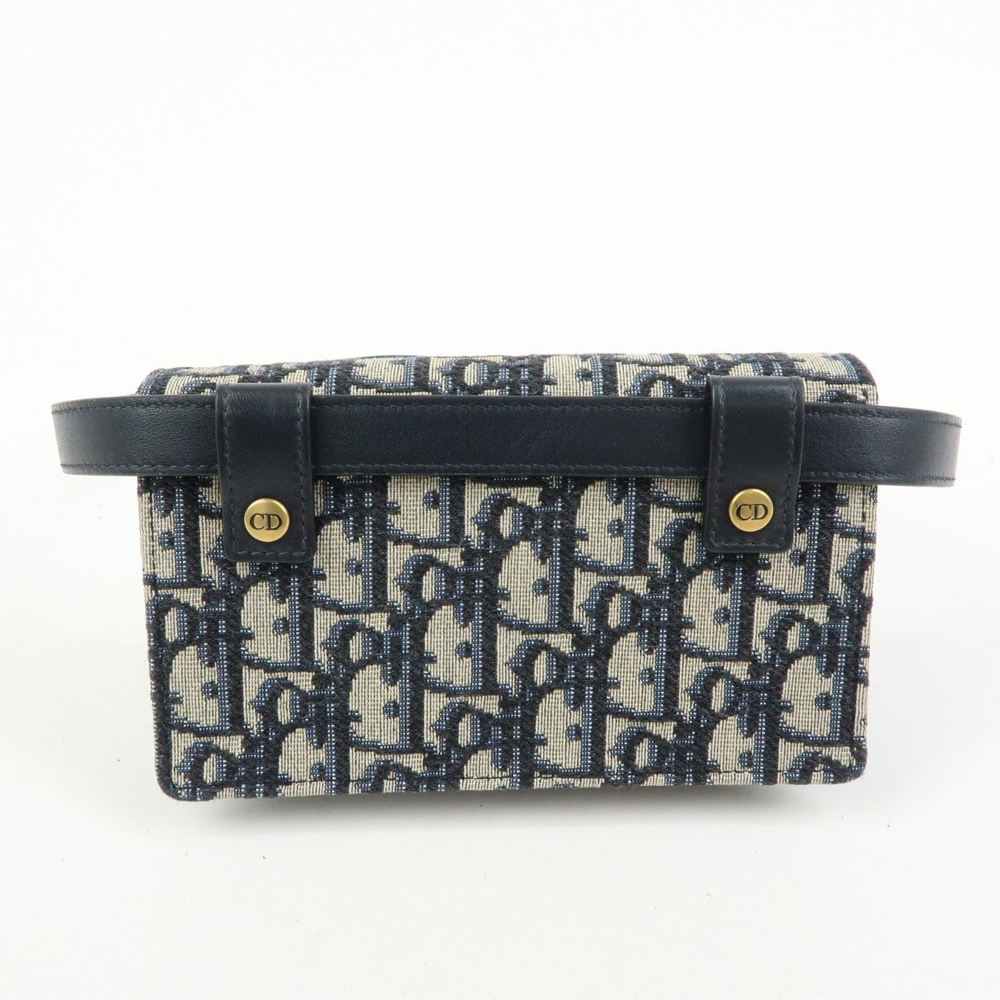 Christian Dior Saddle Belt Oblique Canvas