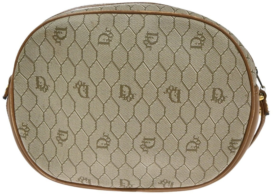Christian Dior Vintage Honeycomb Canvas