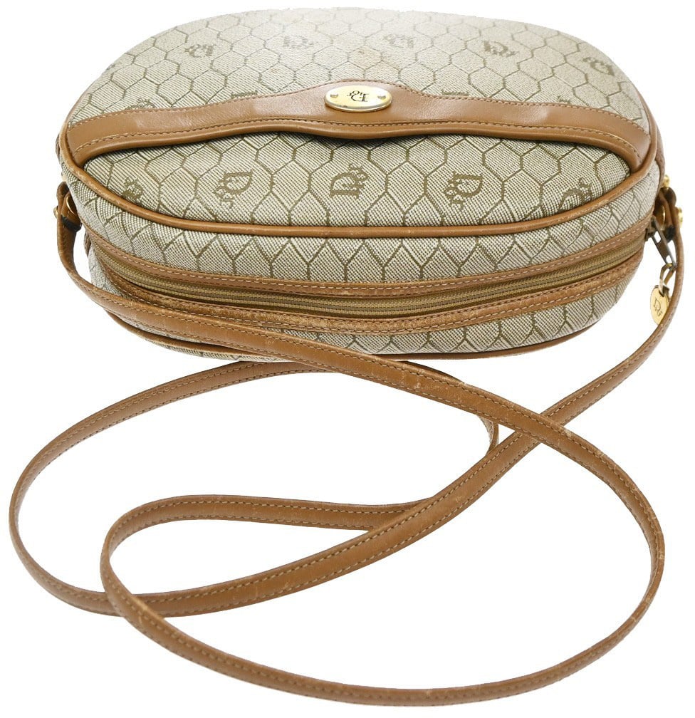 Christian Dior Vintage Honeycomb Canvas