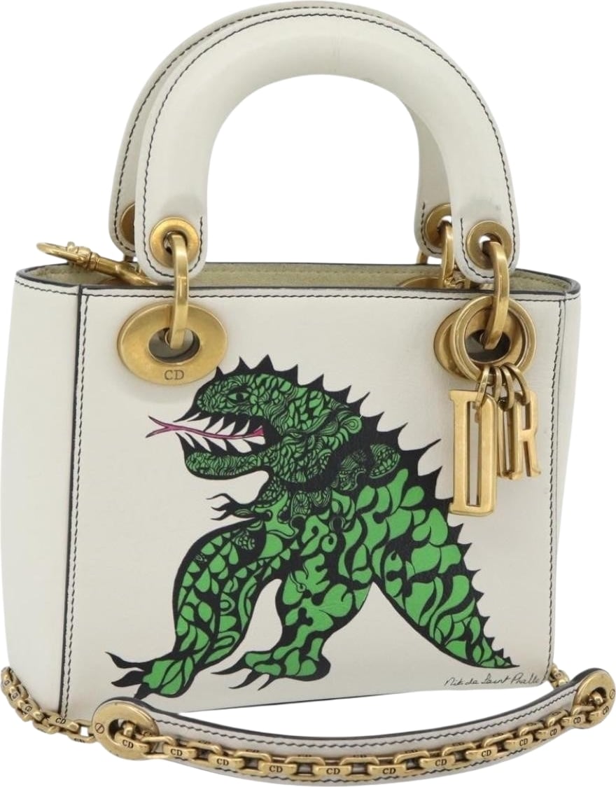 Christian Dior Lady Dior Limited Edition Niki de Saint Phalle Whipstitch Leather Large