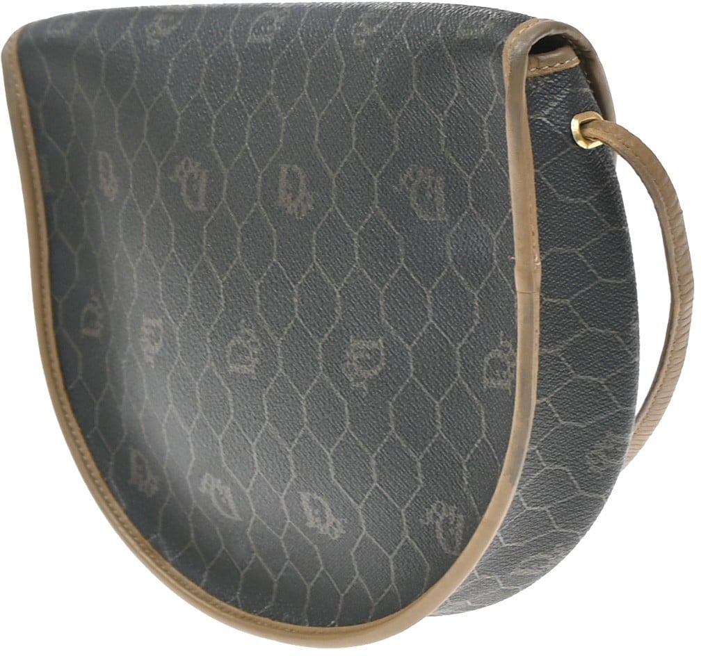 Christian Dior Vintage Honeycomb Canvas