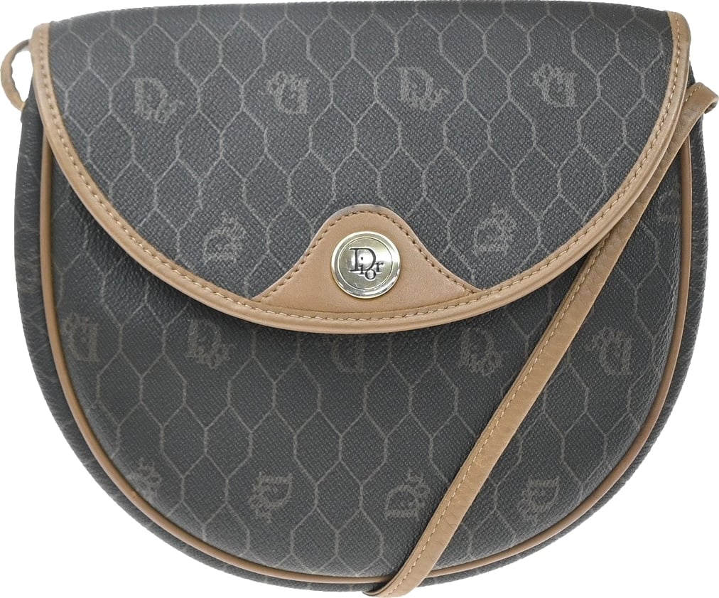 Christian Dior Vintage Honeycomb Canvas