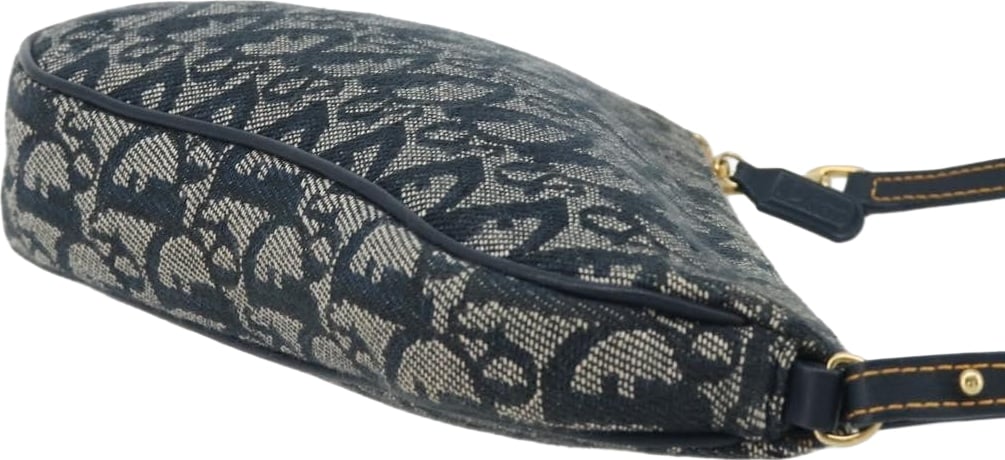 Christian Dior Vintage Saddle Bag Canvas