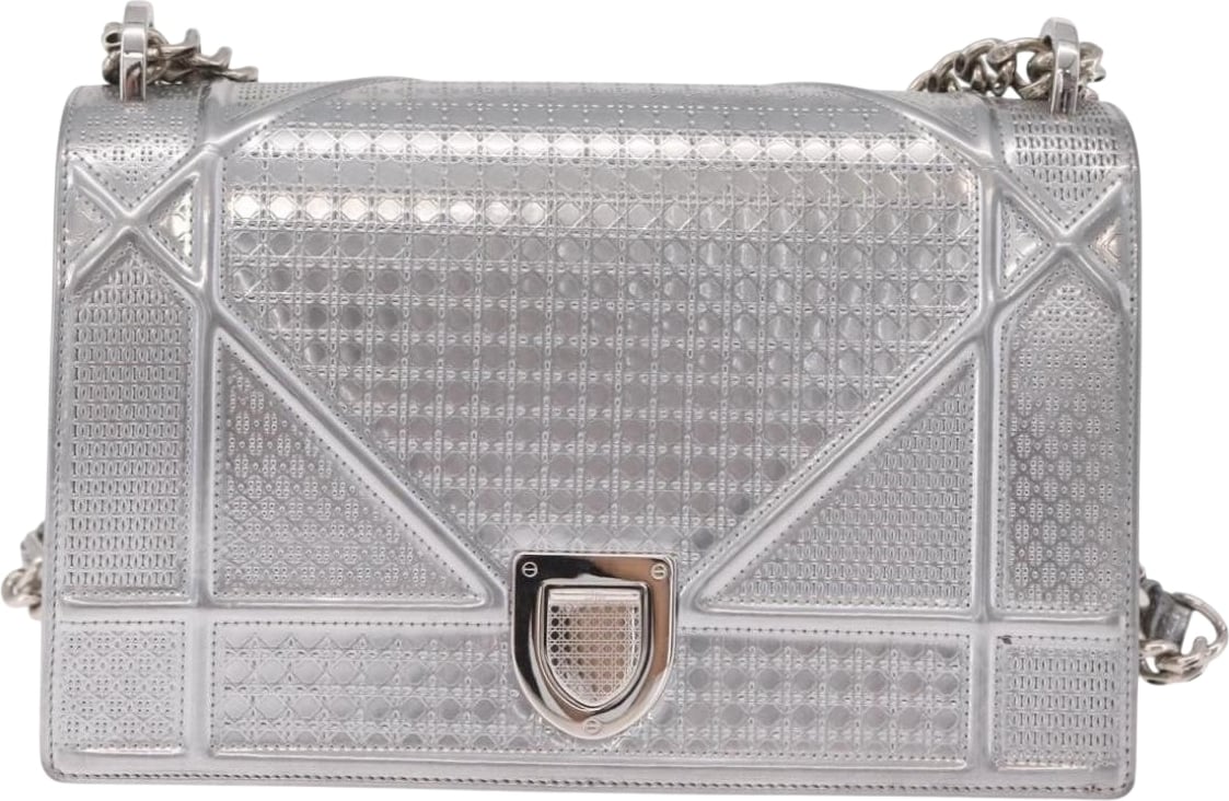 Christian Dior Diorama Flap Patent Medium