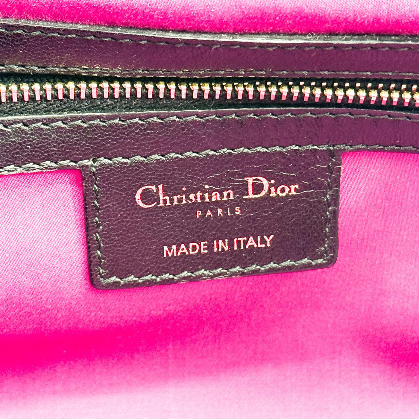 Christian Dior Milly La Foret Cannage Quilt Lambskin Small