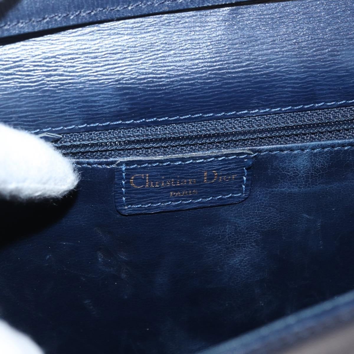 Christian Dior Vintage CD Flap Leather Medium