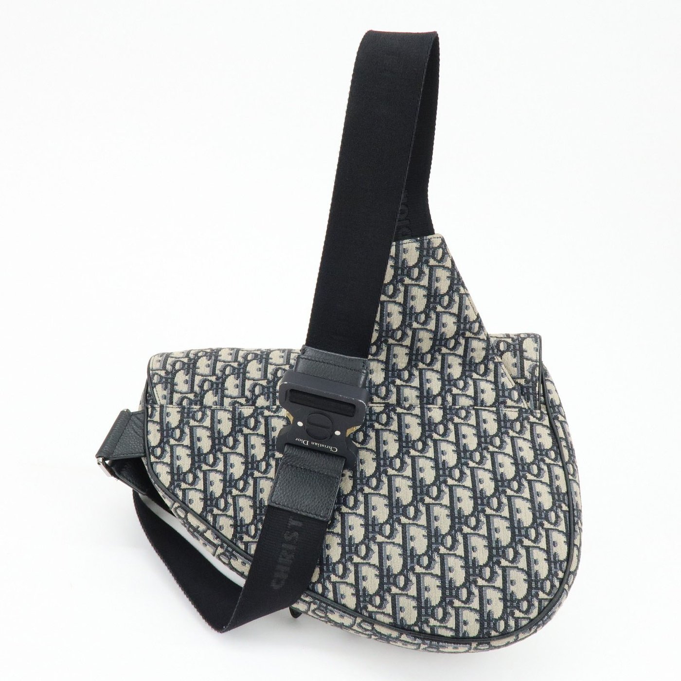 Christian Dior Saddle Messenger Oblique Canvas