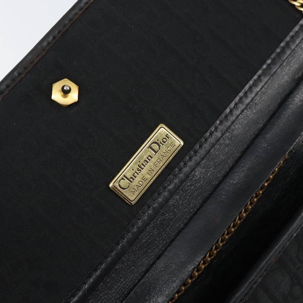 Christian Dior Vintage Chain Flap Diorissimo Canvas Medium