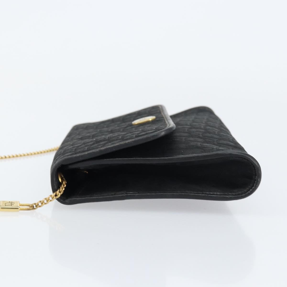 Christian Dior Vintage Chain Flap Diorissimo Canvas Medium