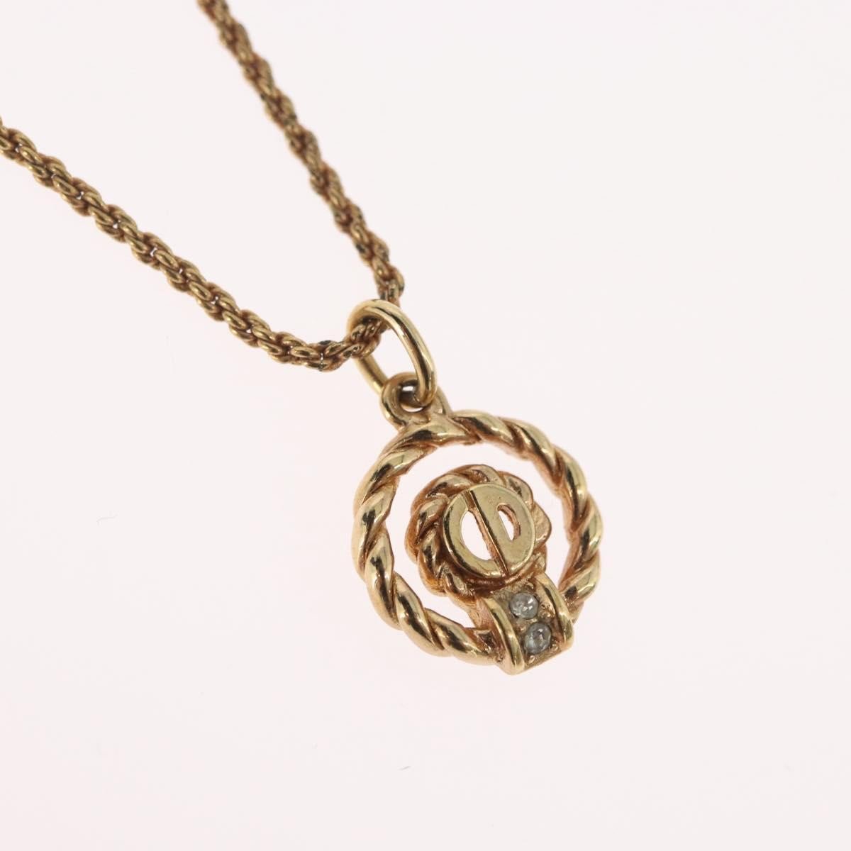 Christian Dior CD Pendant Gold-plated