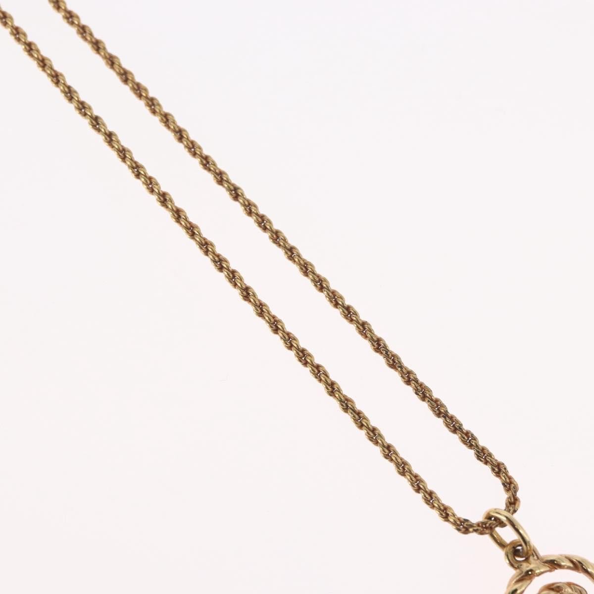 Christian Dior CD Pendant Gold-plated