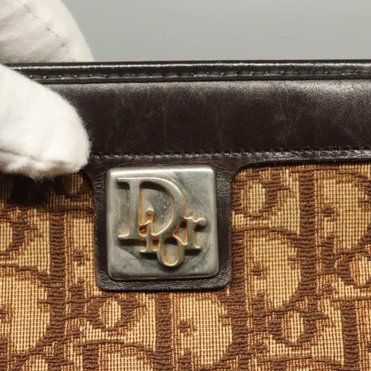 Christian Dior Vintage Trotter Diorissimo Canvas Mini