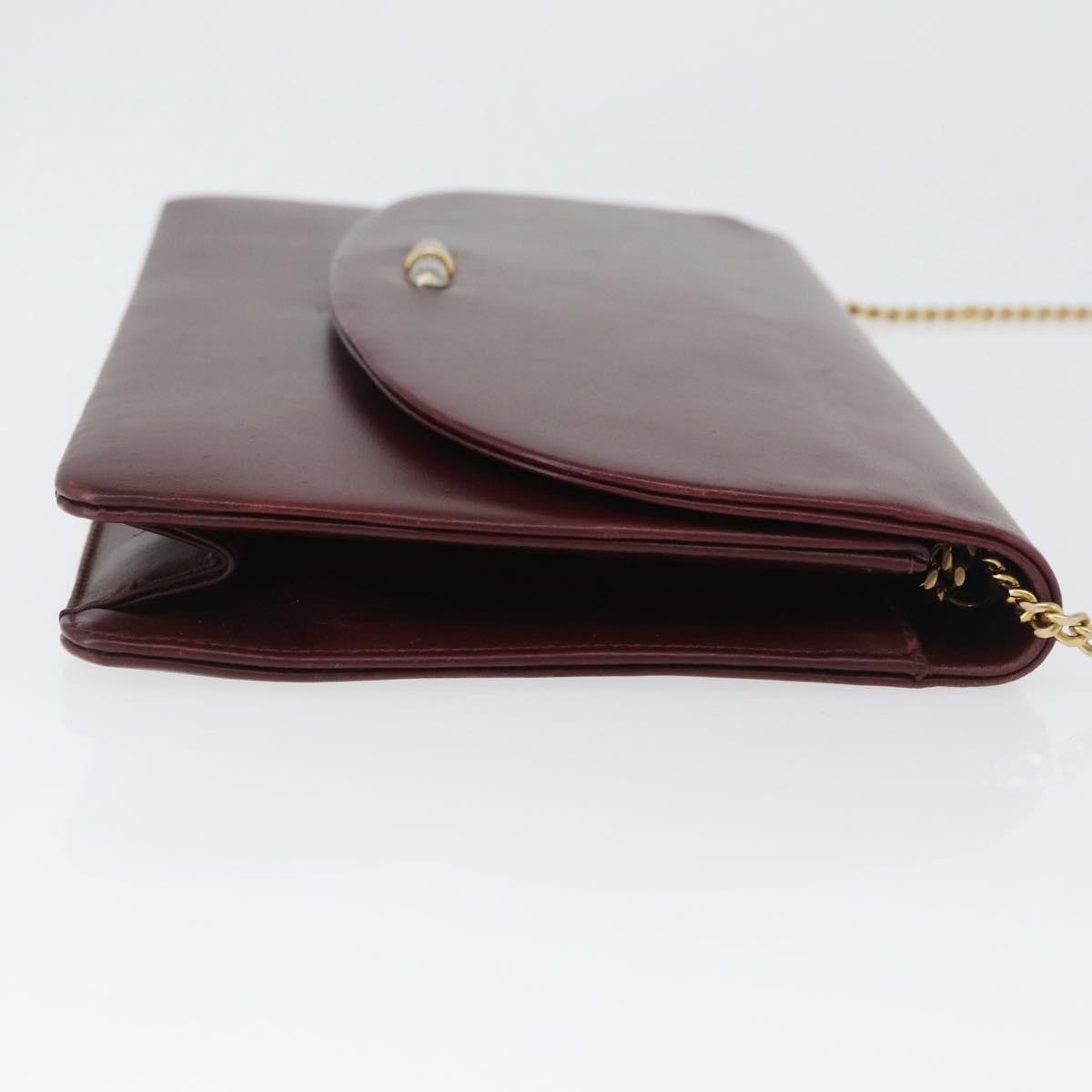 Christian Dior Vintage Chain Flap Diorissimo Canvas Medium
