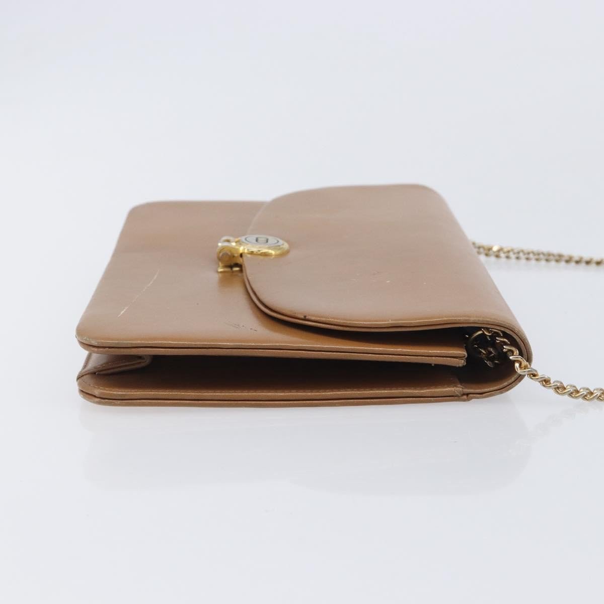 Christian Dior Vintage CD Chain Flap Leather