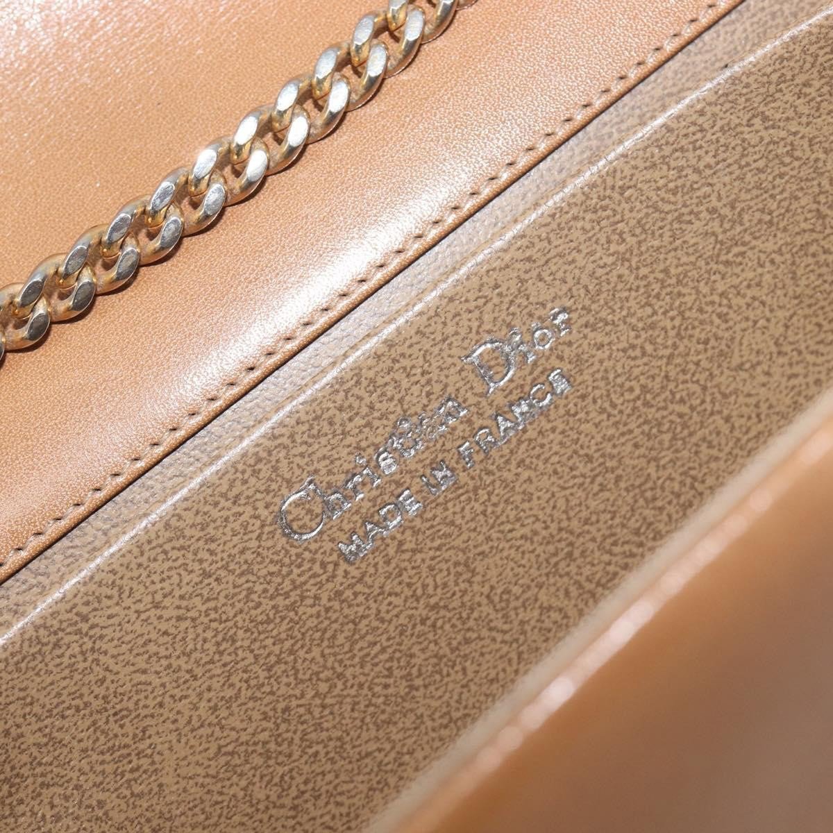 Christian Dior Vintage CD Chain Flap Leather