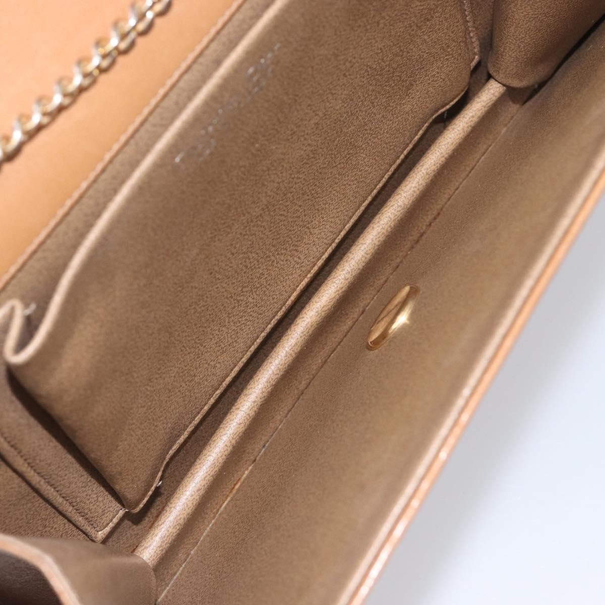 Christian Dior Vintage CD Chain Flap Leather