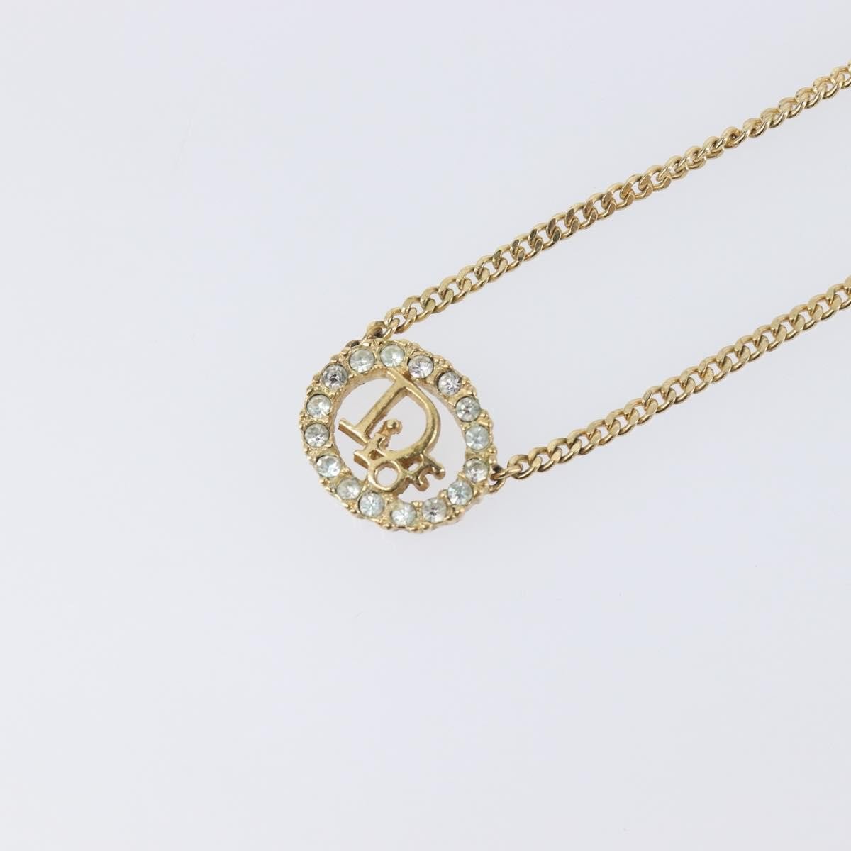 Christian Dior Vintage Logo Pendant Metal