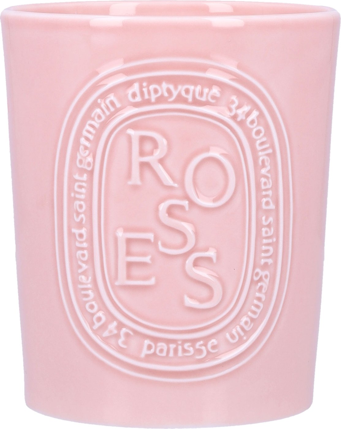 Candela Profumata Rosa 600 Gr Rosso