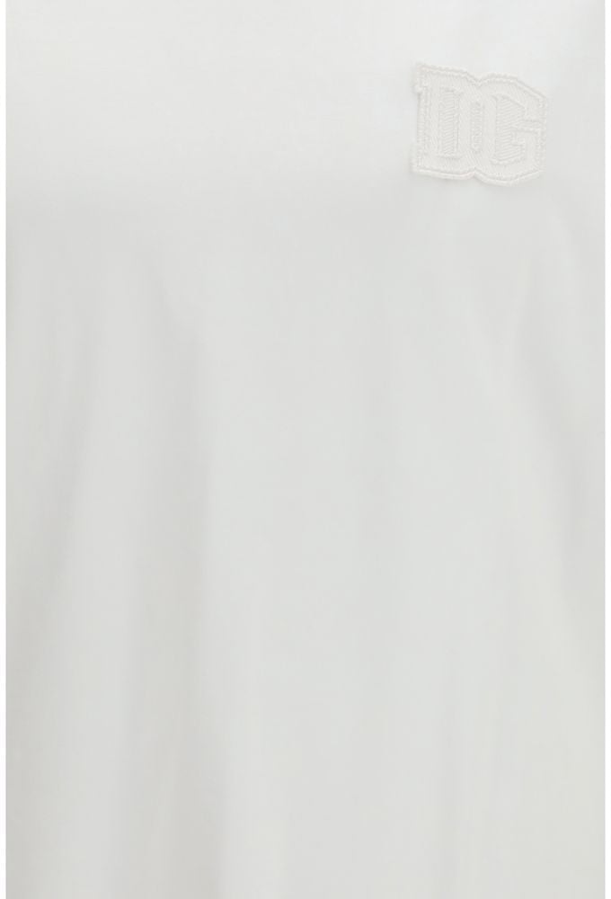 Dolce & Gabbana White Cotton T-Shirt