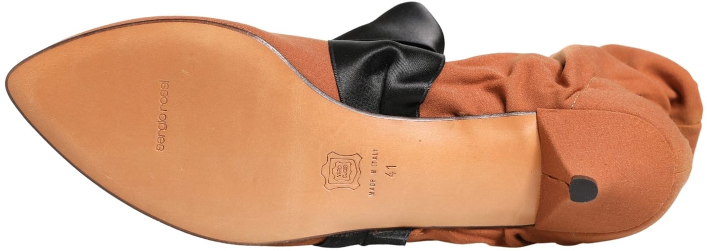 Dolce & Gabbana Brown Black Suede Boots Shoes