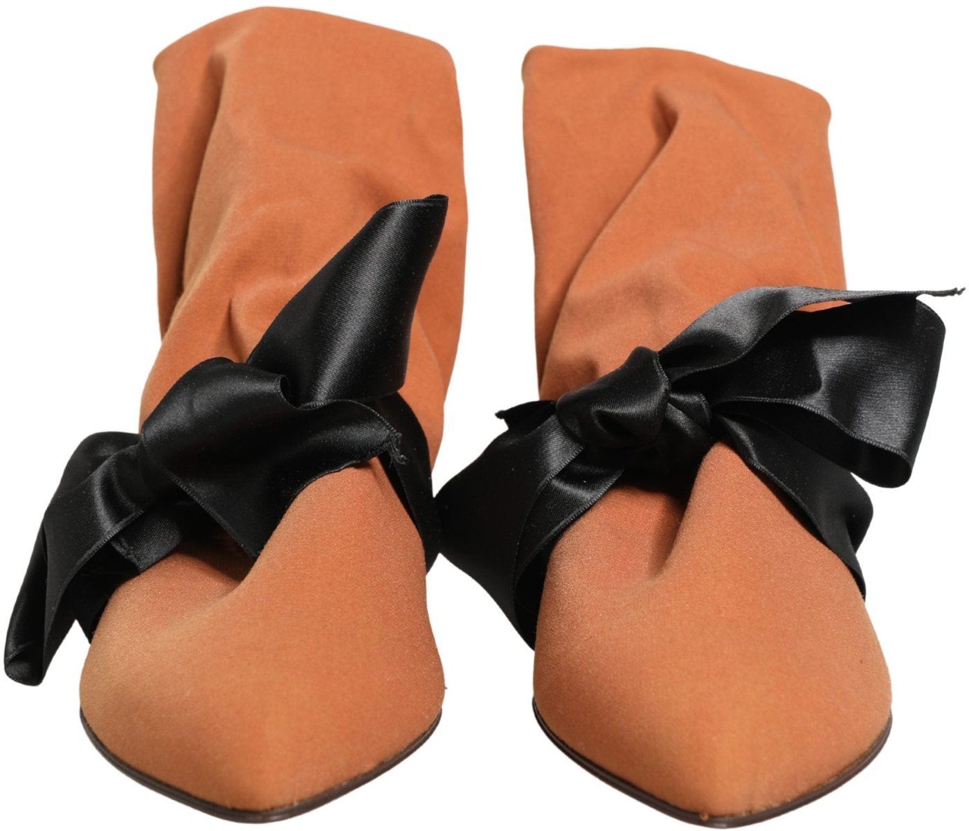 Dolce & Gabbana Brown Black Suede Boots Shoes