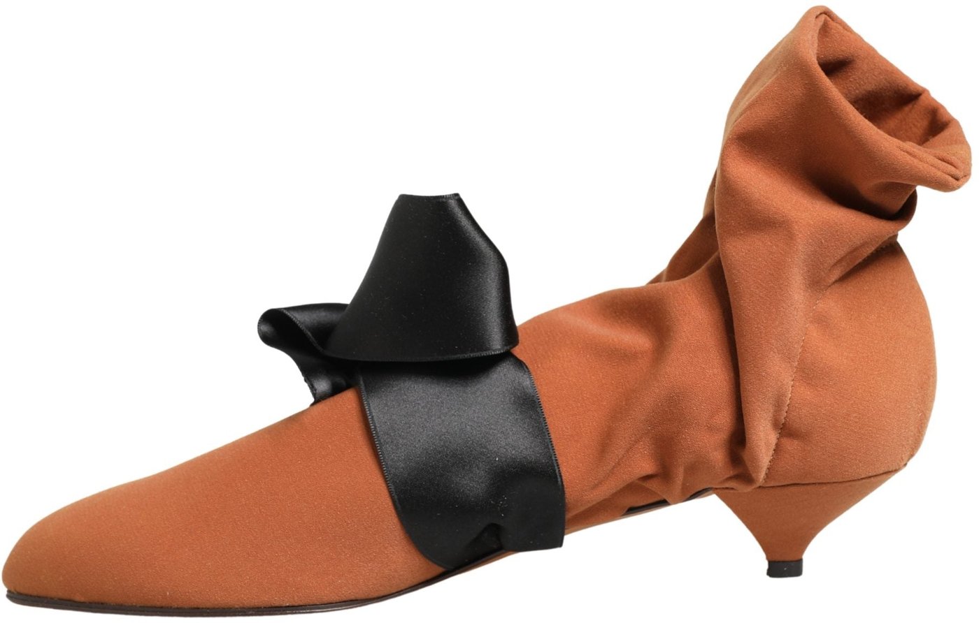 Dolce & Gabbana Brown Black Suede Boots Shoes