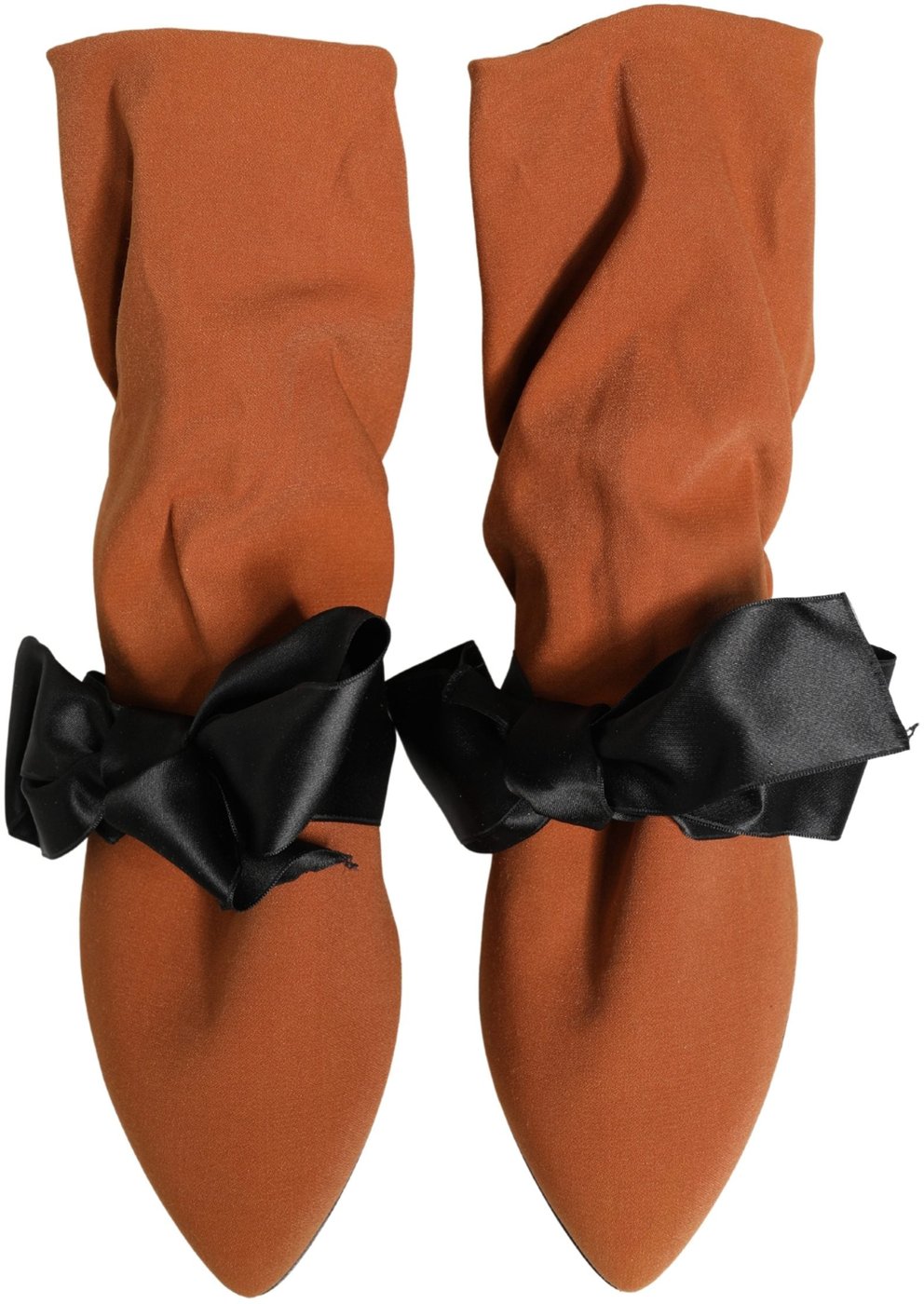 Dolce & Gabbana Brown Black Suede Boots Shoes