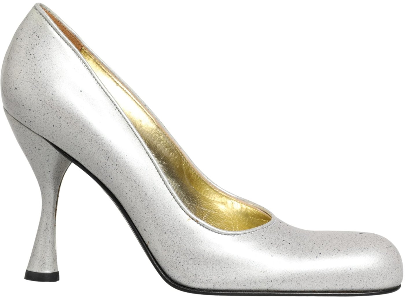Dolce & Gabbana White Leather High Heels Women Pumps Shoes