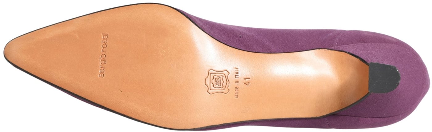 Dolce & Gabbana Shoes Purple Suede Ankle Boots Shoes