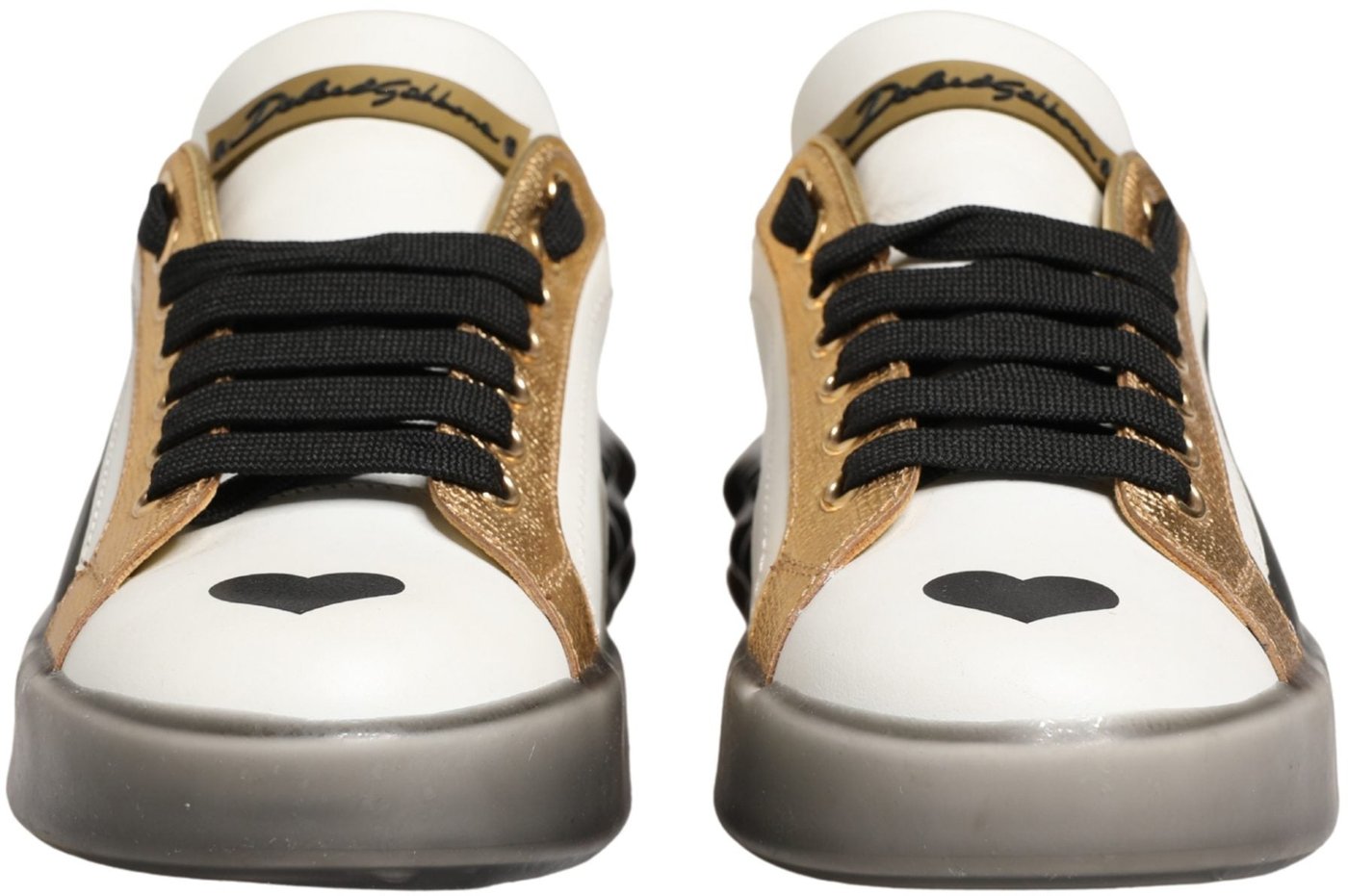 Dolce & Gabbana Multicolor Crystal StuddedLOVE Sneakers Shoes
