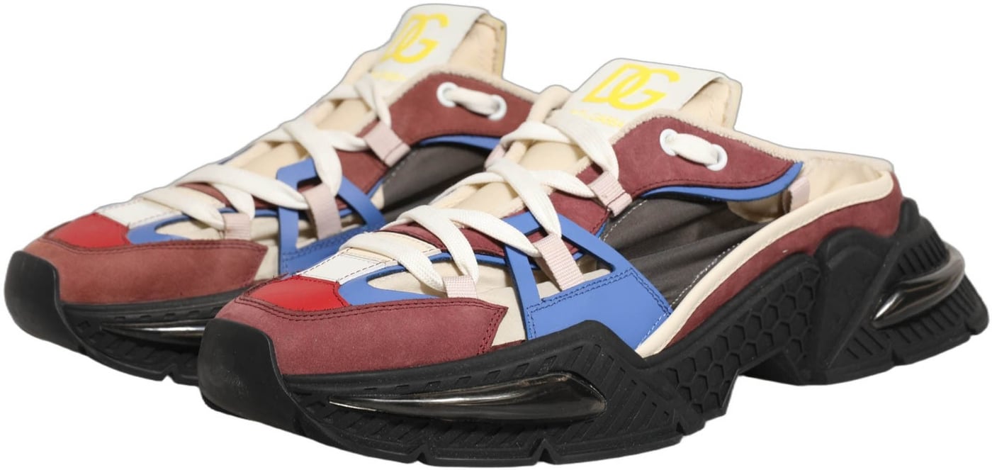 Dolce & Gabbana Multicolor Panelled Airmaster Sneakers Shoes