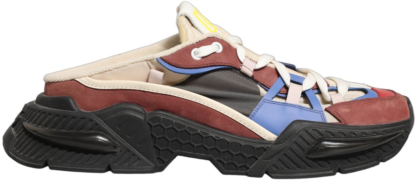 Dolce & Gabbana Multicolor Panelled Airmaster Sneakers Shoes