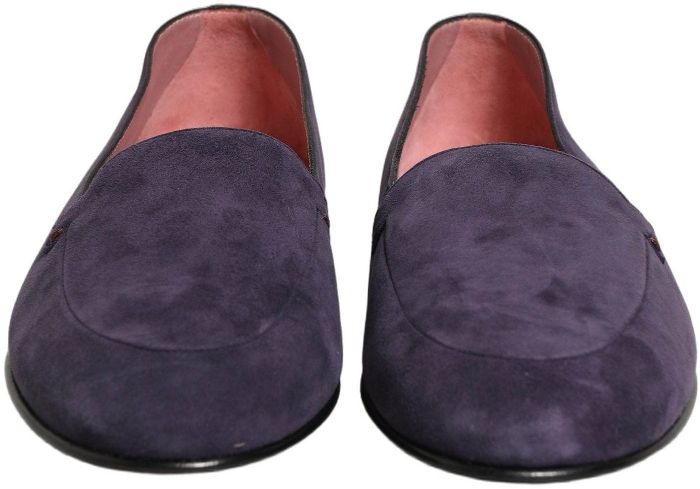 Dolce & Gabbana Violet Velvet Slip On Men Flats Loafers Shoes