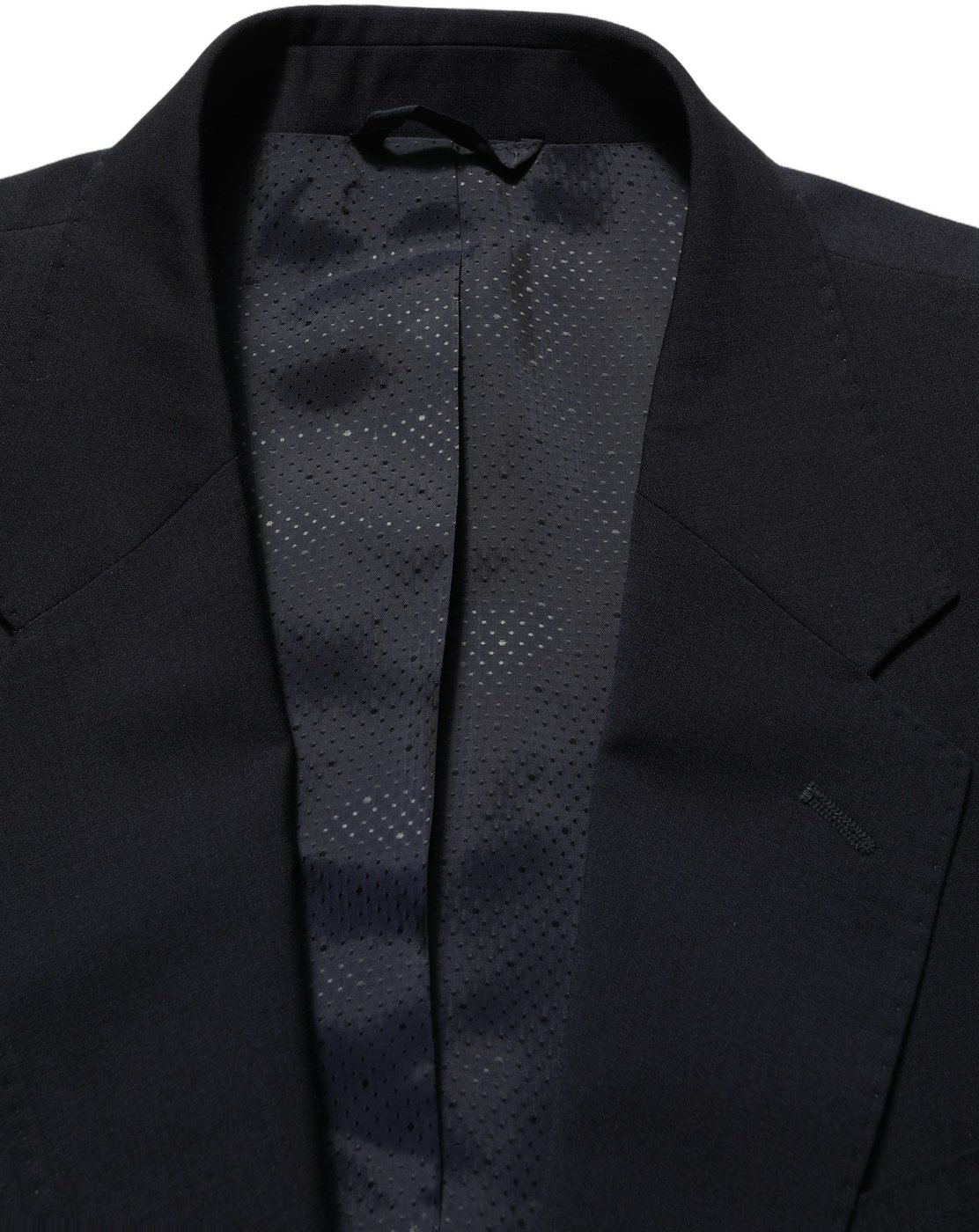 Dolce & Gabbana Dark Blue Wool Single Breasted Men Blazer Jacket