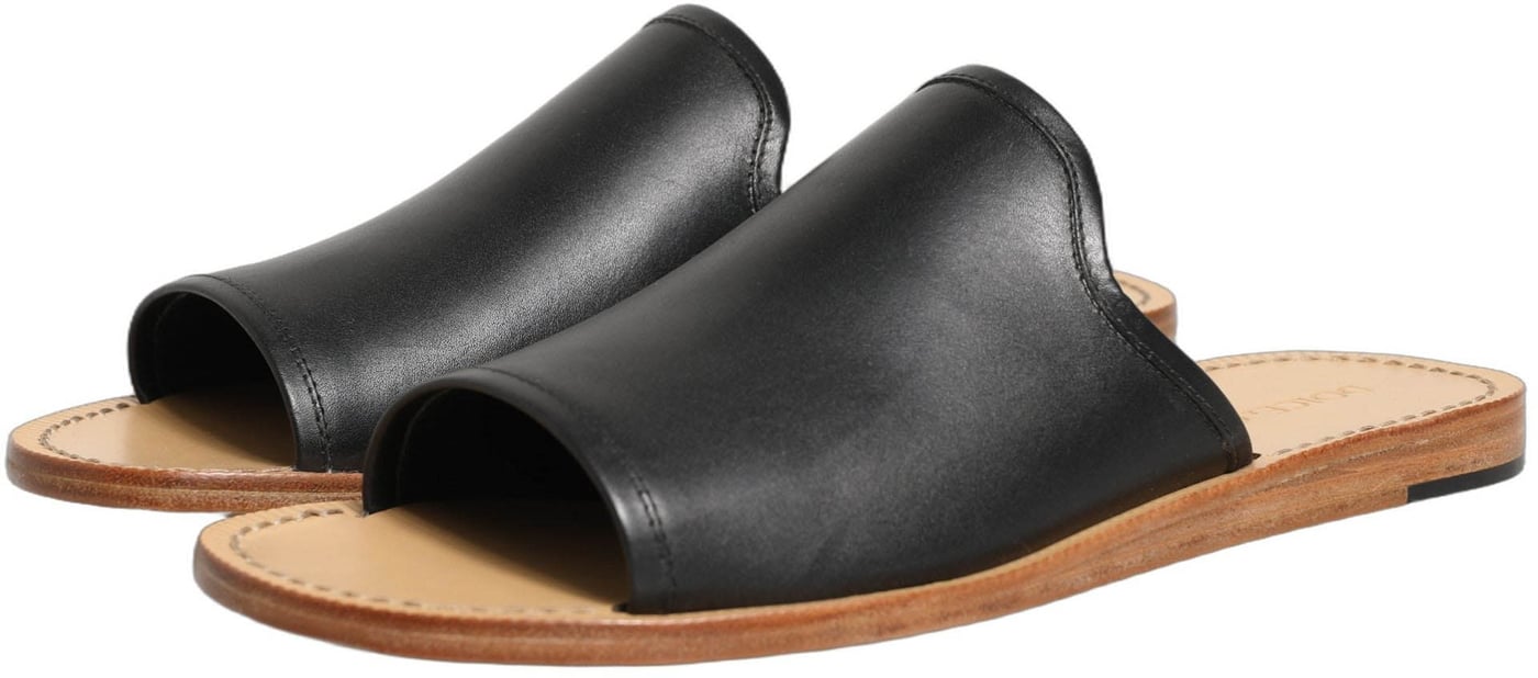 Dolce & Gabbana Brown Leather Slides Sandals Flats Men Shoes