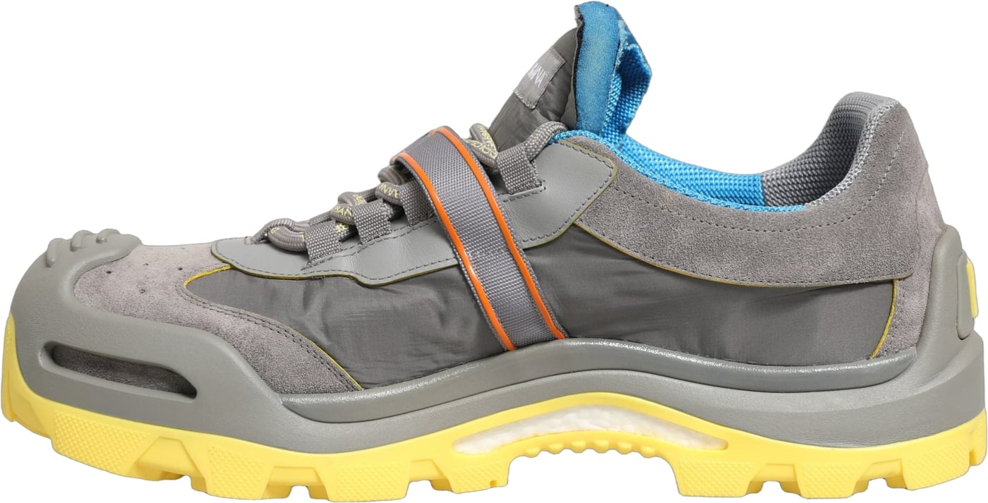 Dolce & Gabbana Gray Airmaster Panelled Low Top Men Sneakers Shoes