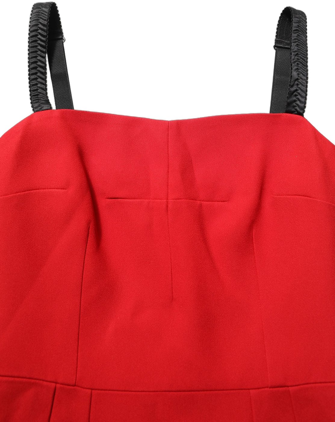 Dolce & Gabbana Red Stretch Bodycon Sheath Knee Length Dress