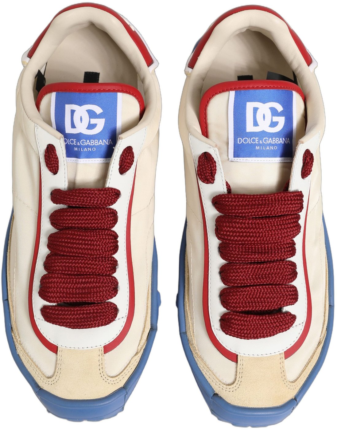 Dolce & Gabbana Multicolor Old Runner Lace Up Sneakers Shoes