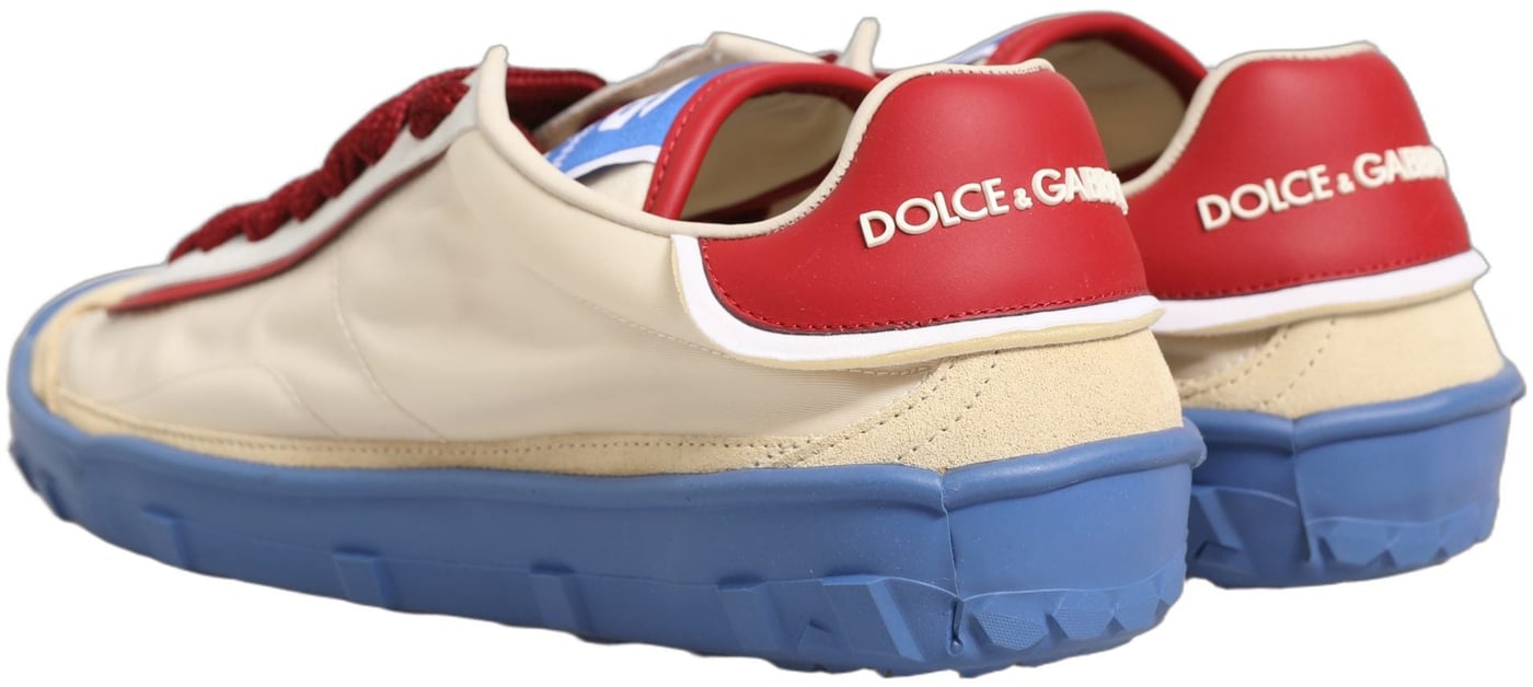 Dolce & Gabbana Multicolor Old Runner Lace Up Sneakers Shoes