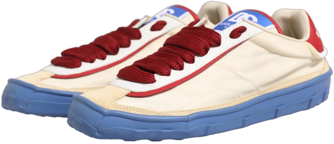 Dolce & Gabbana Multicolor Old Runner Lace Up Sneakers Shoes