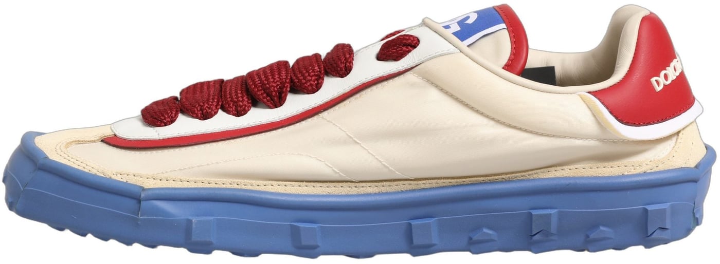 Dolce & Gabbana Multicolor Old Runner Lace Up Sneakers Shoes