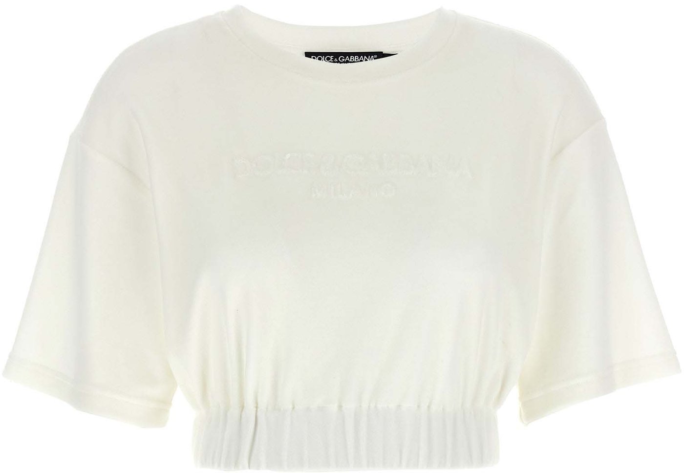 Dolce & Gabbana White Cotton T-Shirt
